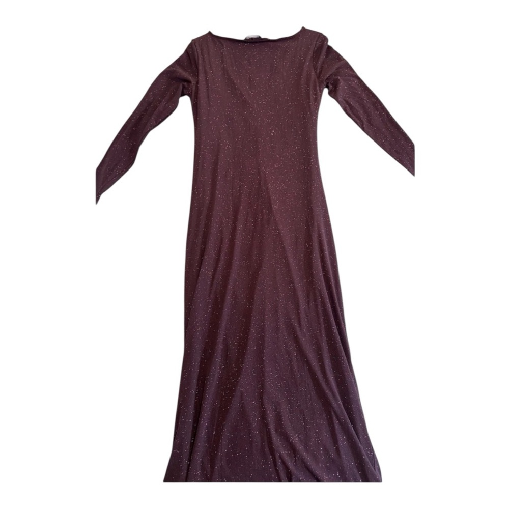 Candalite Maxi‎ Evening Dress Burgundy  Size M